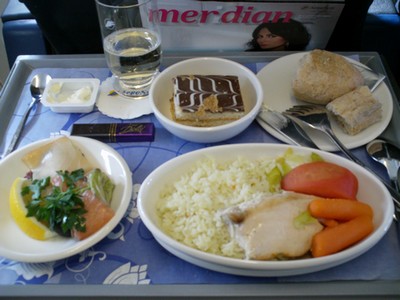 aerosvit dniproavia business class food b737 european routes