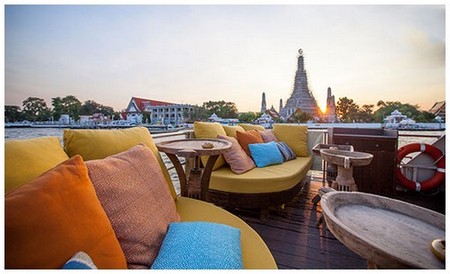 supanniga best luxury cruise menam chao phraya bangkok exclusive romantic honeymoon luxury expensive private yacht gourmet michelin star